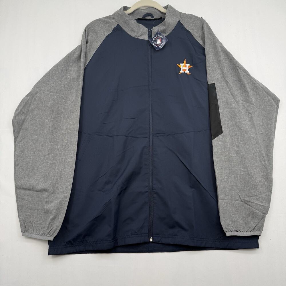 Houston Astros G-III Sports by Carl Banks Navy Full Zip up Jacket XL